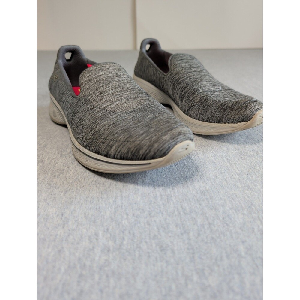 Sketchers Go Walk 4 Achiever Goga Max Grey Slip Athleisure 14165 Lightweight